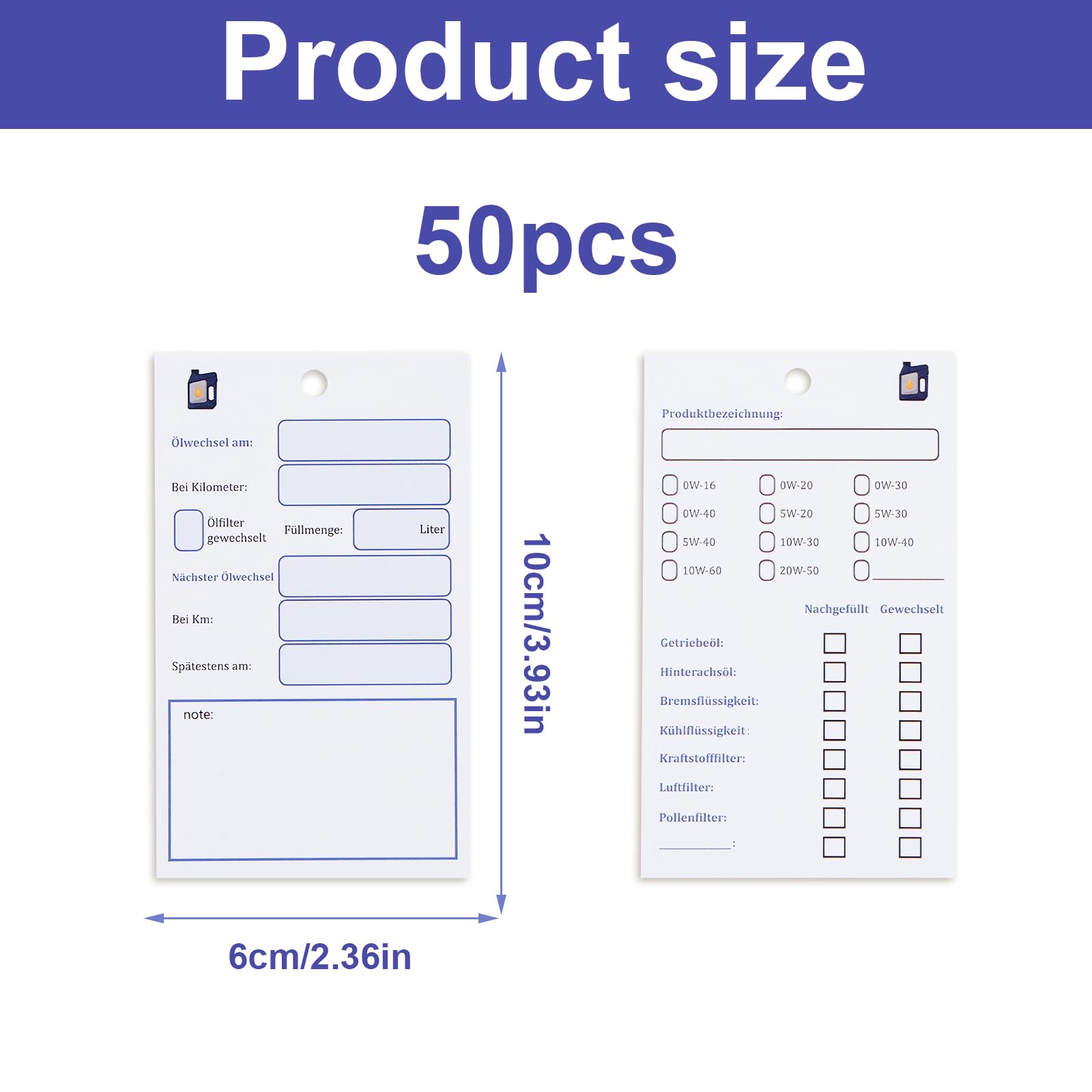étiquette Vidange Rouleau De 100 Autocollants De Rappel De Service D – Grandado Etiquette Vidange