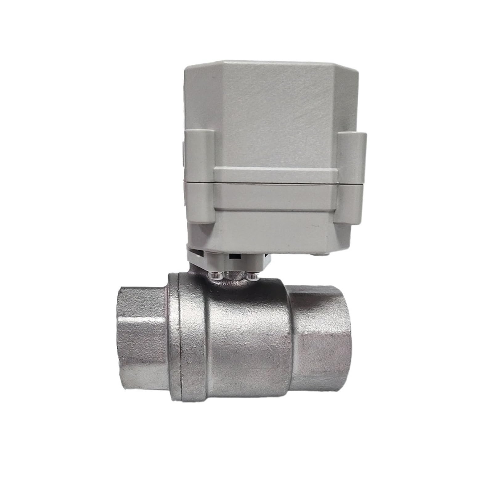 Robinet à tournant sphérique Vanne Électrique 1 '', Vanne Proportionnelle De Type V, Vanne De Contrôle De Débit À 2 Voies DN25 For La Modulation De Fluide Pour équipement d'eau potable(BSP Thread,4-20