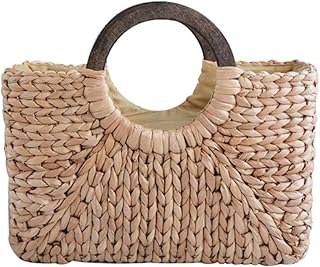 Borsa da spiaggia fatta a mano, borsa da spiaggia, borsa da spiaggia, borsa da spiaggia, borsa di paglia da donna per uso quotidiano in spiaggia
