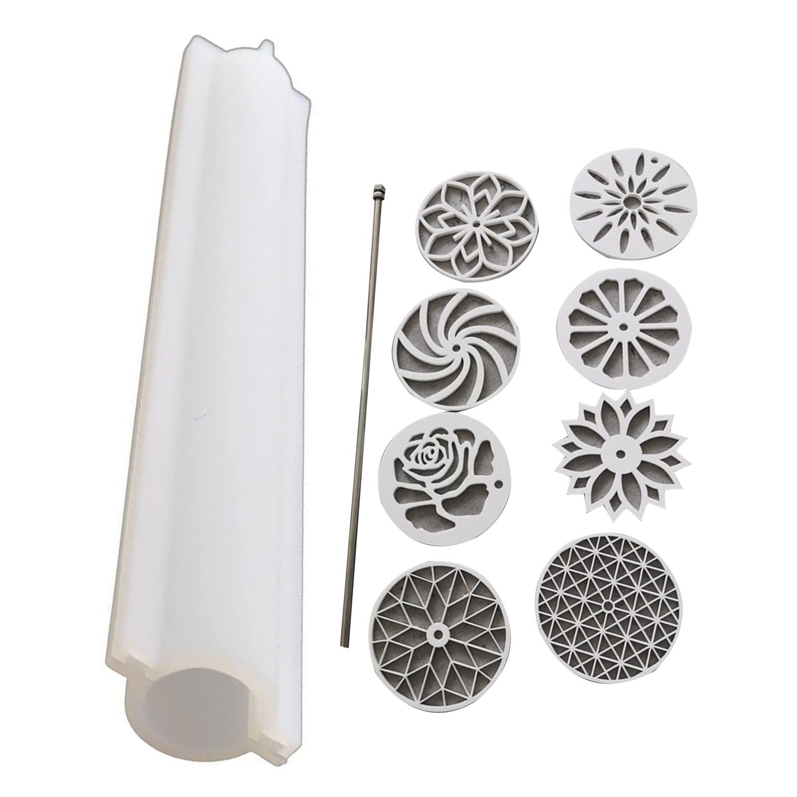 3D kształt cylindryczny forma do świec materiał silikonowy forma DIY rzemiosło formy do pieczenia