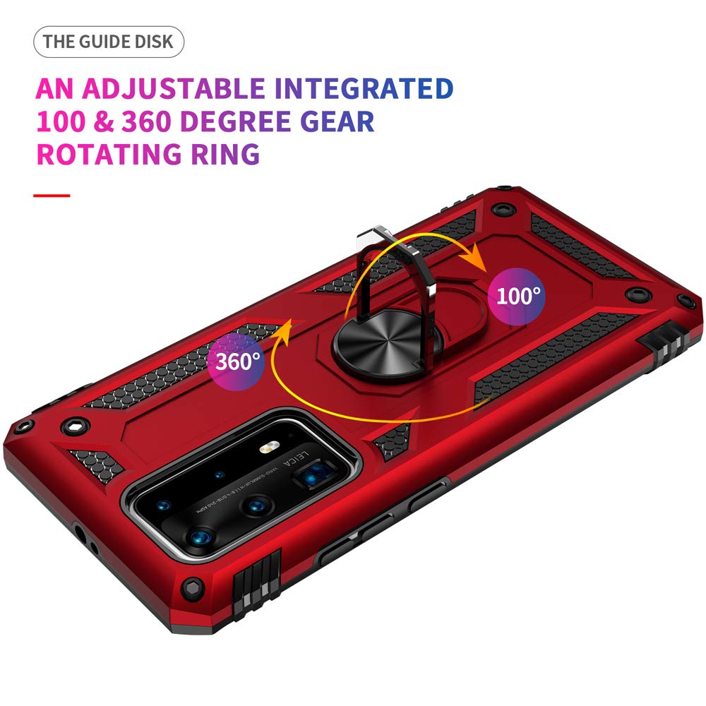 Asuwish Cover per Huawei P40 Pro con Pellicola Vetro Temperato Vetrino