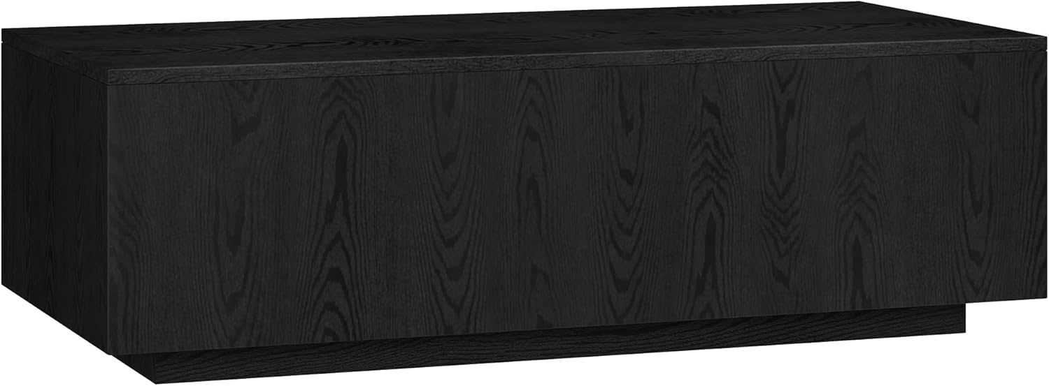 Henn&Hart Paxton Coffee Table, 48" Wide, Black incomplete