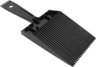 Pente de barbeiro de topo plano, pente de corte de cabelo, pente de guia plano para homens profissionais pente de corte de cabelo pente de barbearia ferramenta de penteado pente de topo plano para cortar cabelo