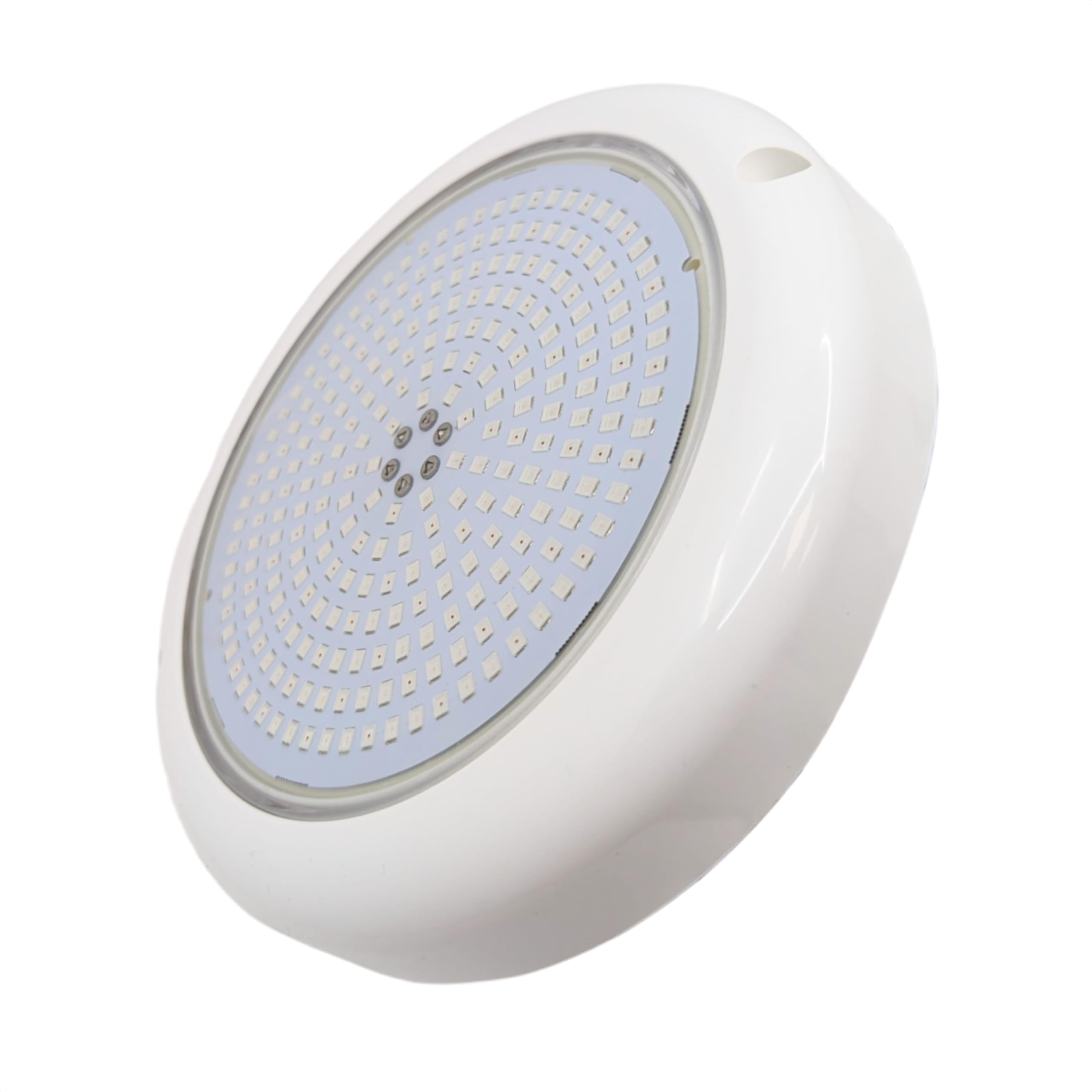 SWIMHOME Foco LED Piscina Mini Superficie Relleno Resina ABS Blanco Ø15cm 15W 12V Blanco Cálido 3000K