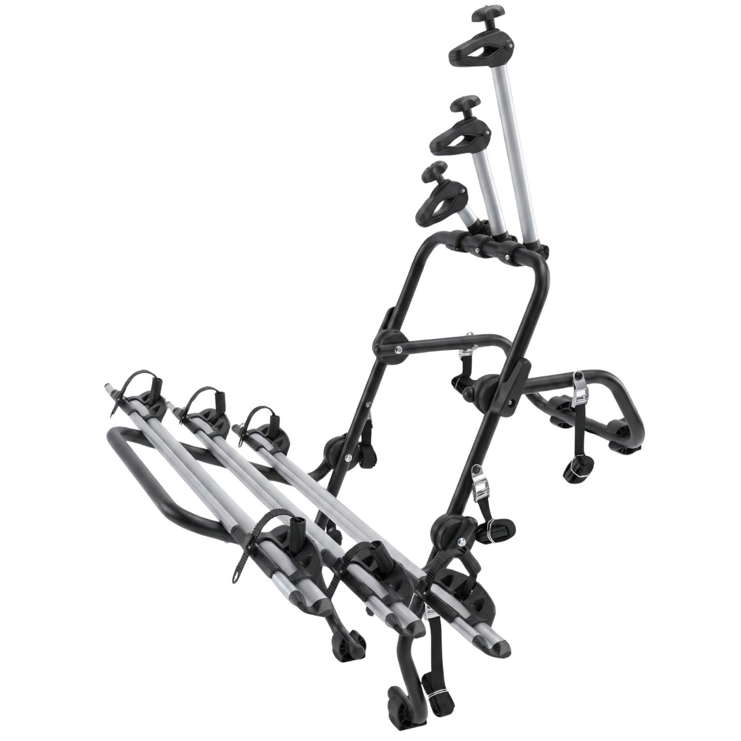 Menabo STEELBIKE 3 portabici posteriore per 3 biciclette, fissaggio con cinghie