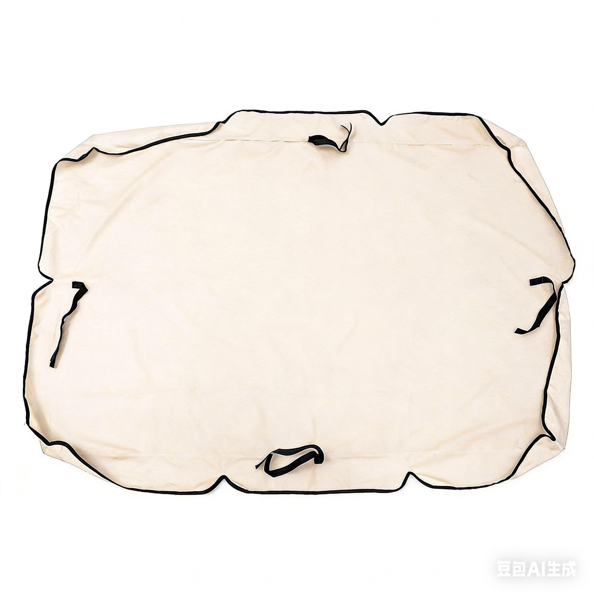 Copertura di ricambio per columpio, tetto di ricambio impermeabile kaki per dondolo da giardino, telo di ricambio per giardino, terrazza, veranda(195x125x15cm)