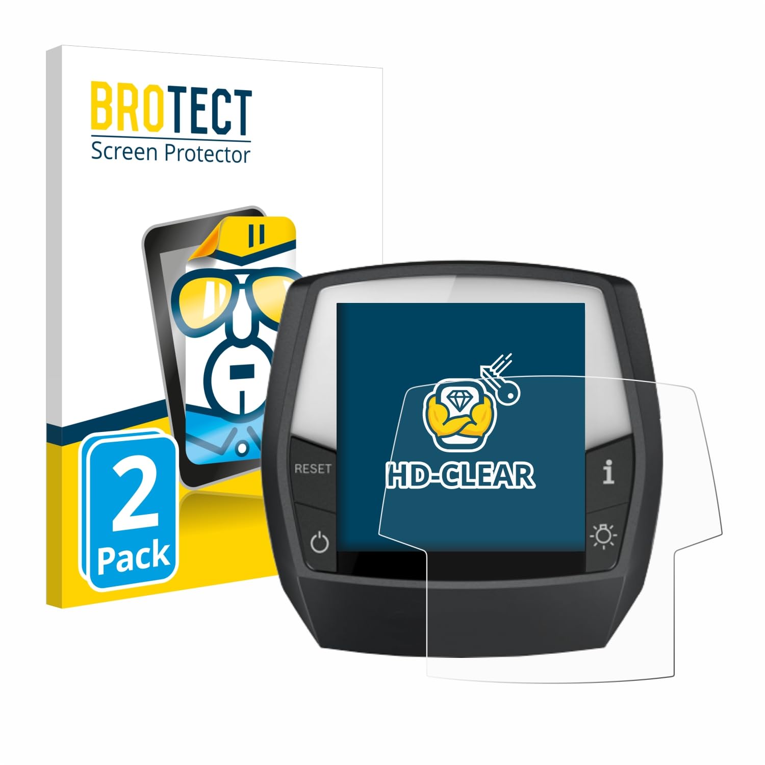 Protection écran Anti-reflet Brotect Pour Pioneer SPH-DA360DAB - 2 Films Mats, Anti-rayures, Anti-traces - 8