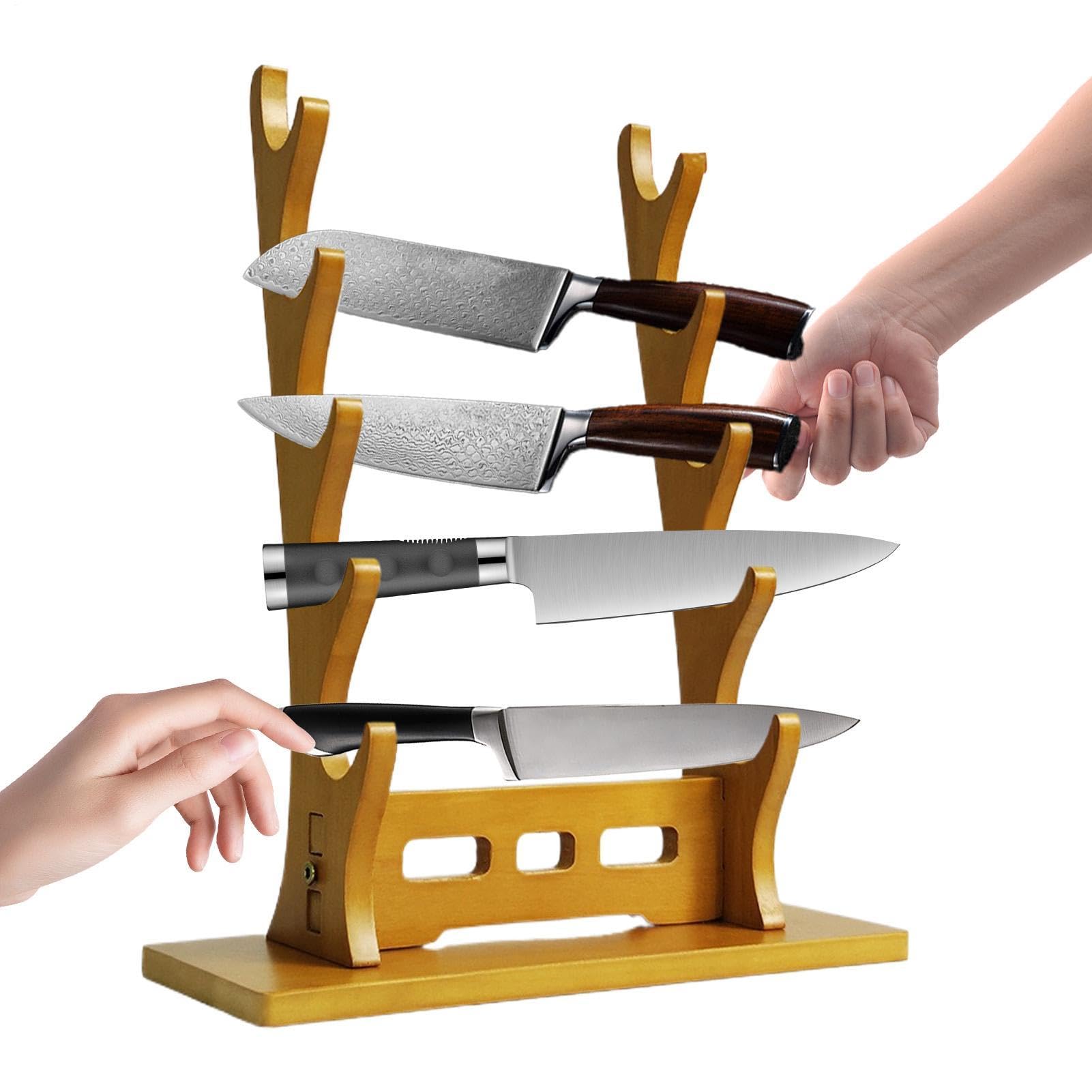 Support De Flûte – Support D'affichage De Fourreau En Bois À 5 Niveaux, Supports De Table Élégant | Pour Exposition De Collection De Fourreau Et De Flûte, Décoration De Maison, Bureau, Salle D'étude