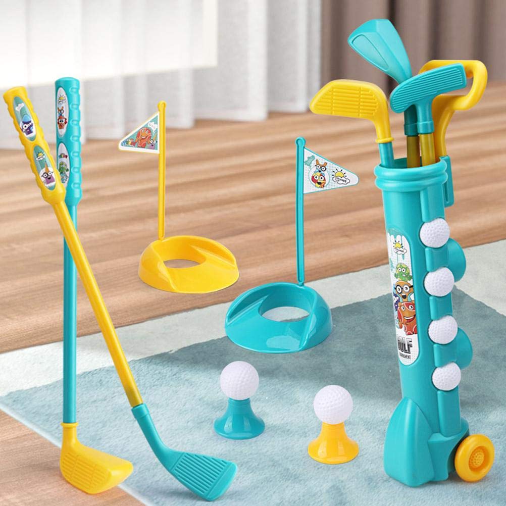 Juguetes de para Niños Juguetes al aire libre Juego de Clubes de Golf, Mini Golf, Juguetes Deportivos para Niños Pequeños