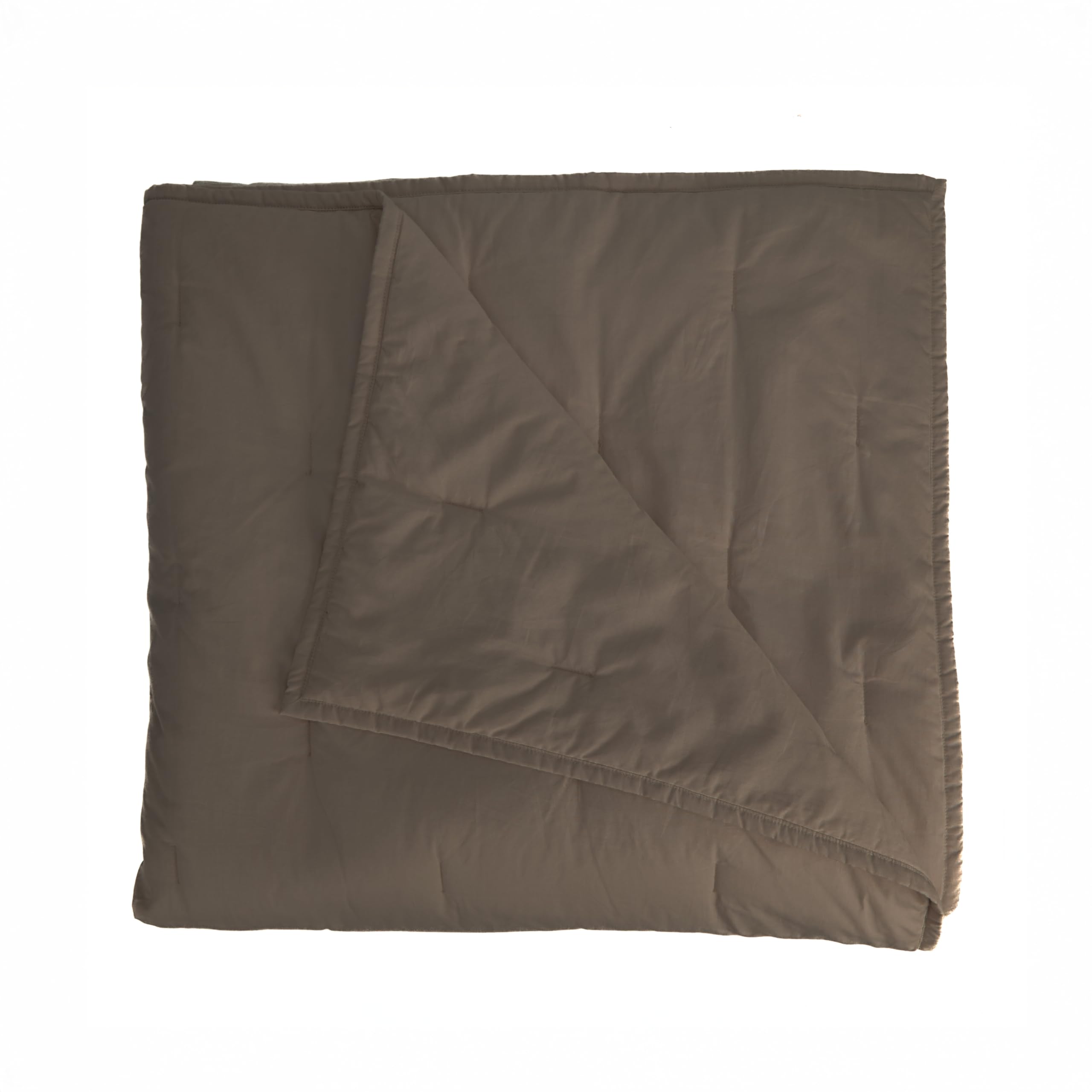 100% Cotton Percale Riverbed Brown Cooling Quilt | Double | 300 TC | HeiQ Cool™ treated for up to 2°C cooler sleep | Lightweight Single Quilt, 50x75 in-picture-13