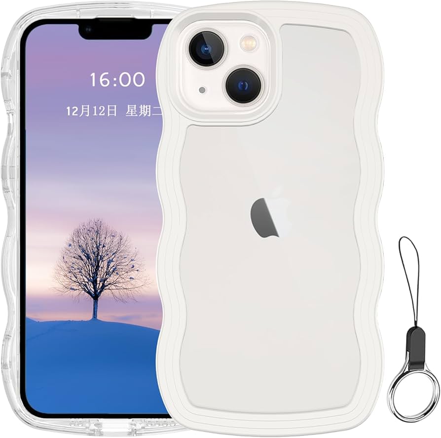 Amazon.co.jp: iPhone 13mini ケース クリア ウェーブ アイフォン Amazon.co.jp: iPhone 13mini ケース クリア ウェーブ アイフォン