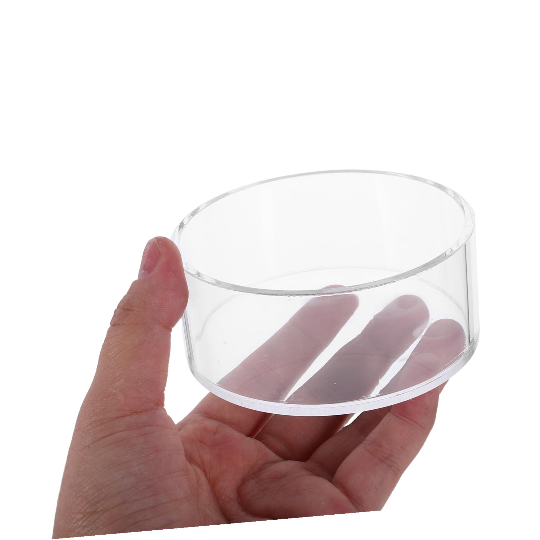 VICASKY Set 6 Alzate Espositive Rotonde in Acrilico Trasparente Piedistallo Espositivo da Tavolo per Buffet e Festa Base Espositiva Impilabile per Gioielli Dolci e Decorazioni