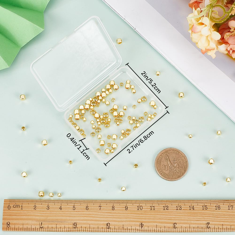 60 Telaini Per Perline A Cuore CREATCABIN | Distanziatori In Ottone Placcato Oro 18k, 10x9,5 Mm, Doppio Foro, Per Creare Gioielli Fai Da Te, Ciondoli E Collane