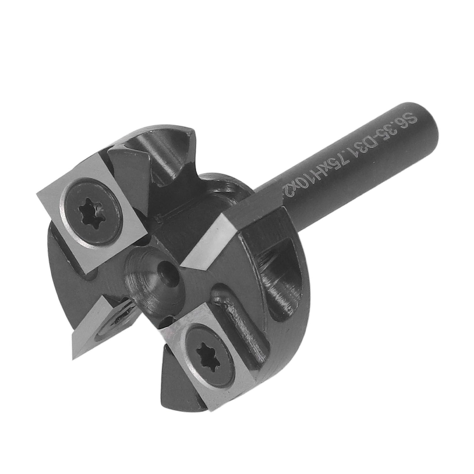 XHTLLO 1/4in Shank Insert Styled Spoilboard Router Bit with 2 Flute Design for Woodworking