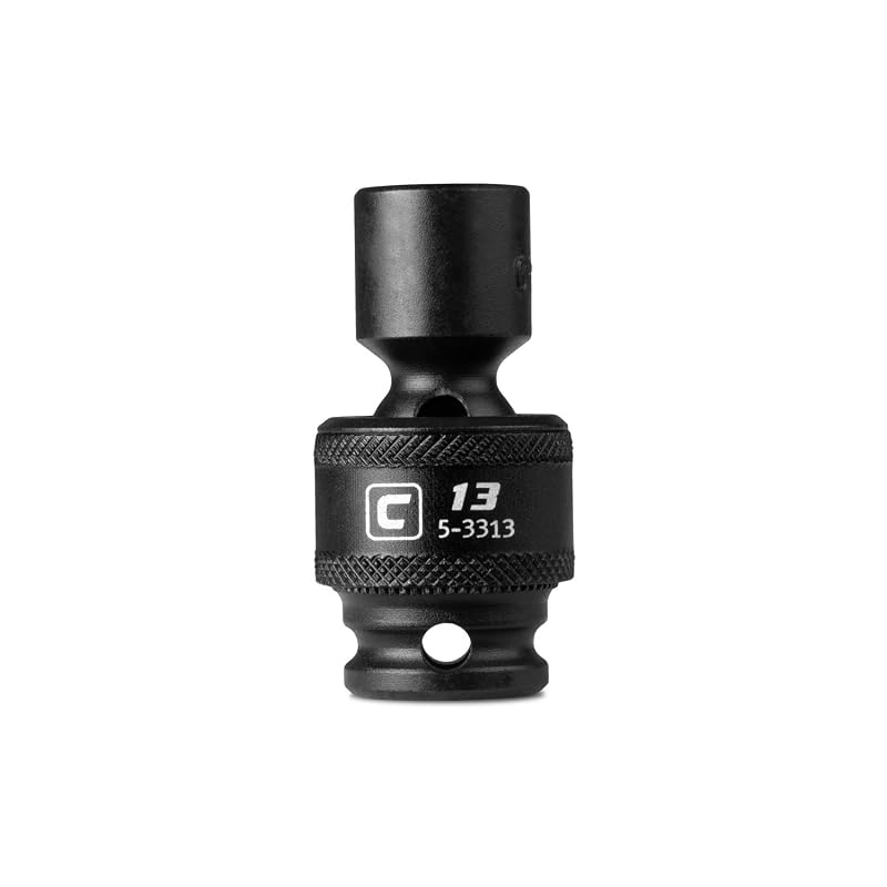Soquete de Impacto Universal Capri Tools 13 mm com Encaixe 3/8 pol. (9,5 mm), 6 Pontas e Articulação