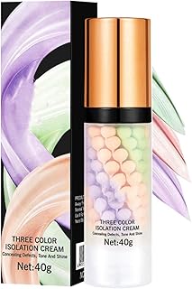 Colour Corrector Primer,Neutralises Redness And Sallowness To Even Complexion,Colour Correcting Primer,Pore Concealer Primer Cream,Oil Control,Make Up Primer Base,Primer Makeup,Face Base Primer