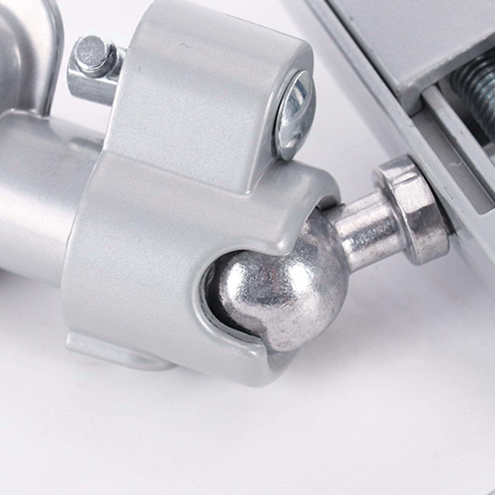 Abrazadera de banco de trabajo de aluminio con múltiples posiciones y asas de 7,6 cm de ancho para la fijación segura de varios objetos, fabricación de joyas y tornillo de banco de carpintería