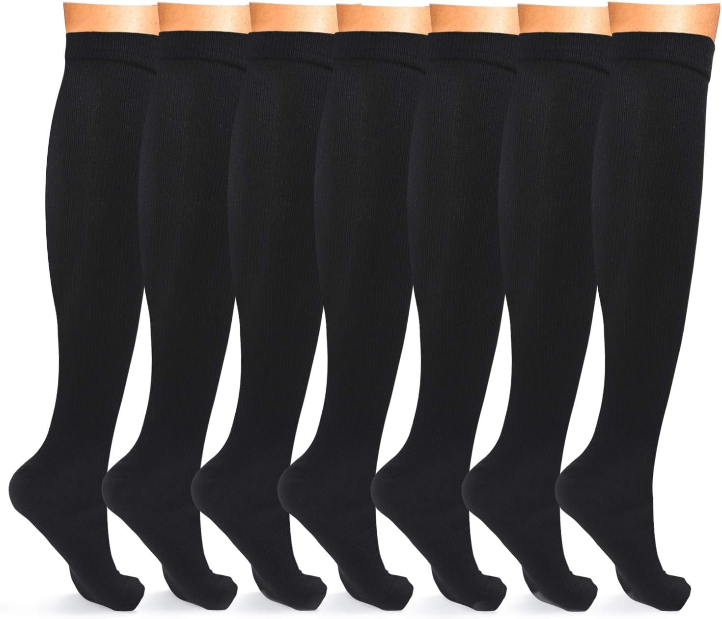 Compression Socks Women Men Circulation Nursing Compression Stockings Knee High Support Socks