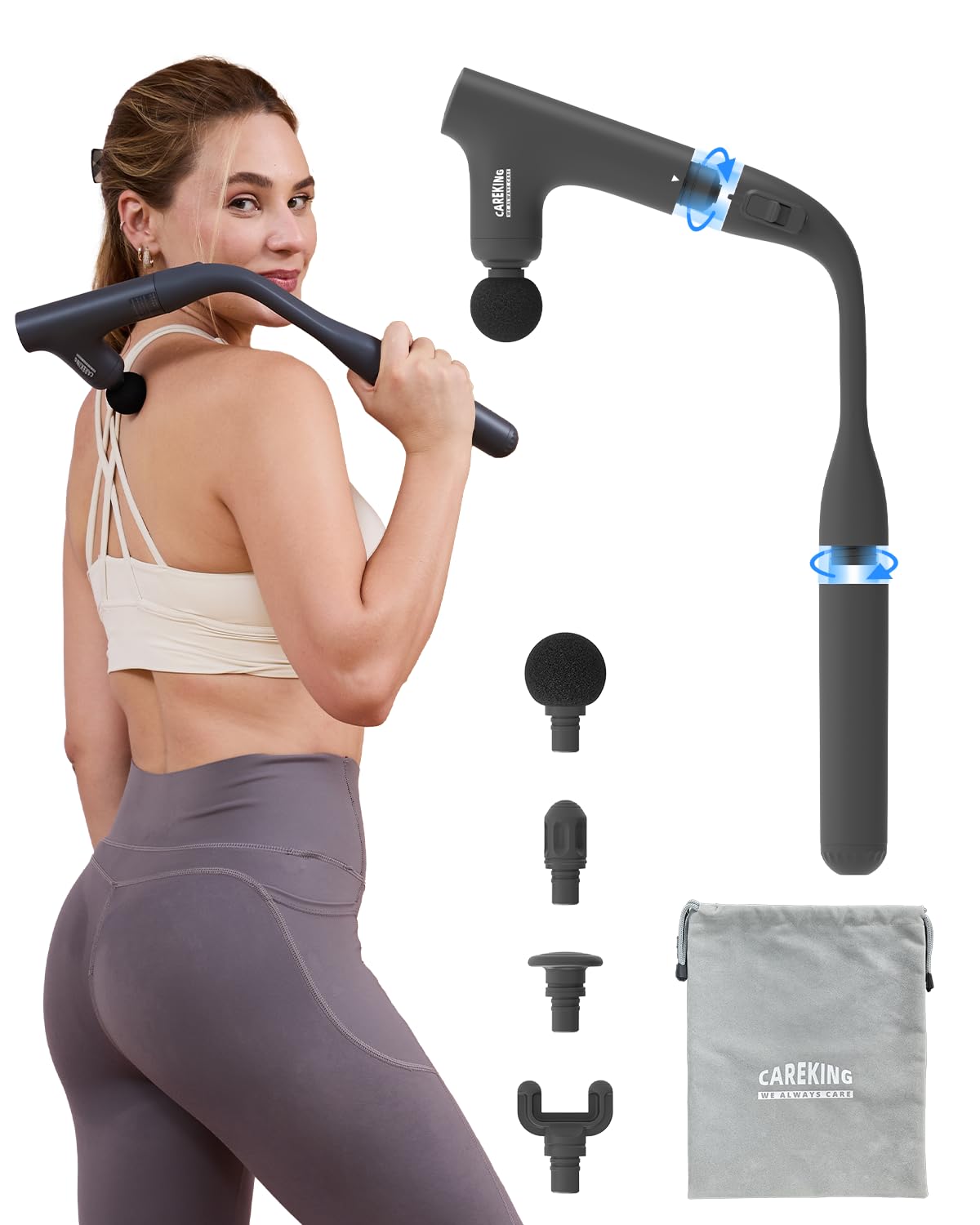 3-in-1 Detachable Massage Gun