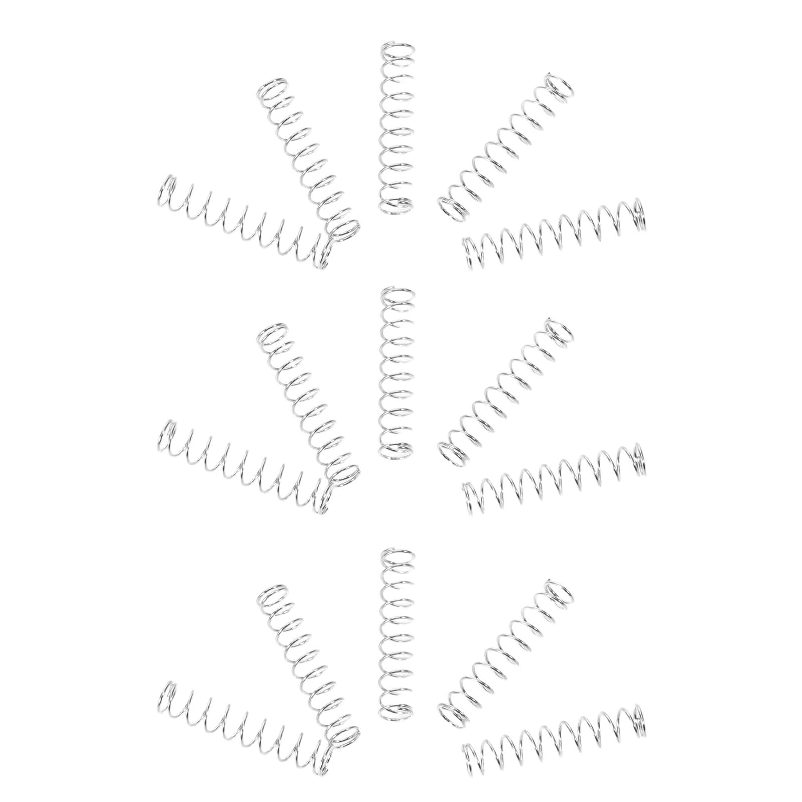 CONGARTENO 20pcs Stainless Steel Pen Spring Replacement for Ballpoint Pens Compression Springs for Smooth Writing Reliable Click Mechanism Office School Use