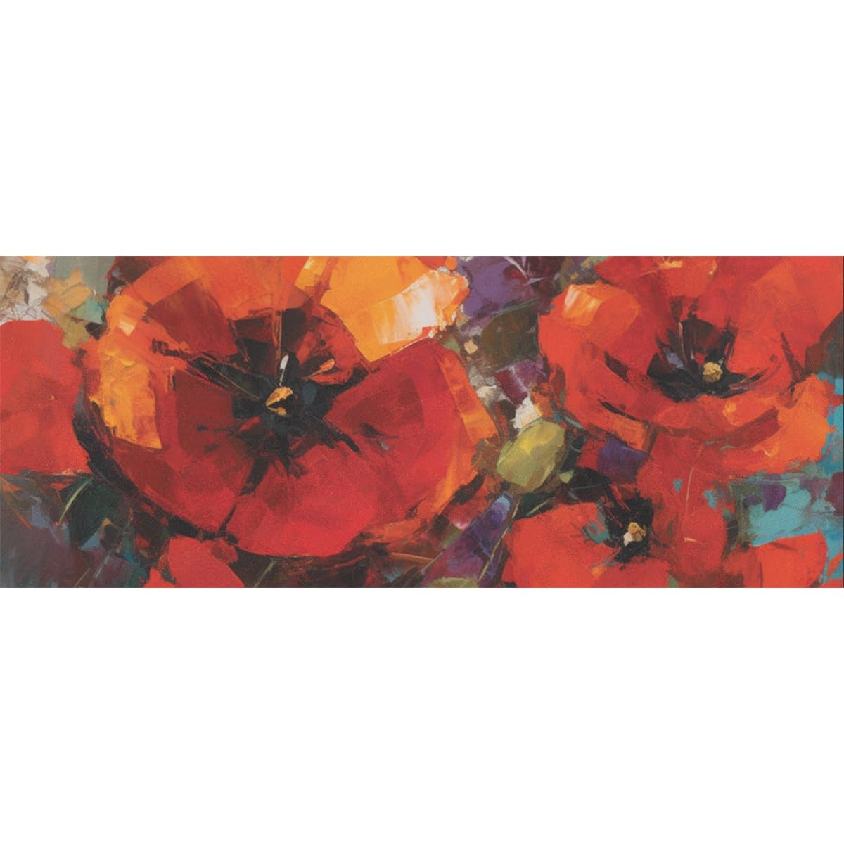 DNOVING 2 Rolls Red poppy flower Birthday Wrapping Paper - 58 x 23 inch Gift Wrapping Paper for Boys & Girls Birthday & Baby Shower GWP-845528725