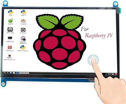 HDMI TFT LCD Display Monitor 7 Inch 1024X600 HD Screen with Touch Function for Raspberry Pi B+/2B Raspberry Pi 3B