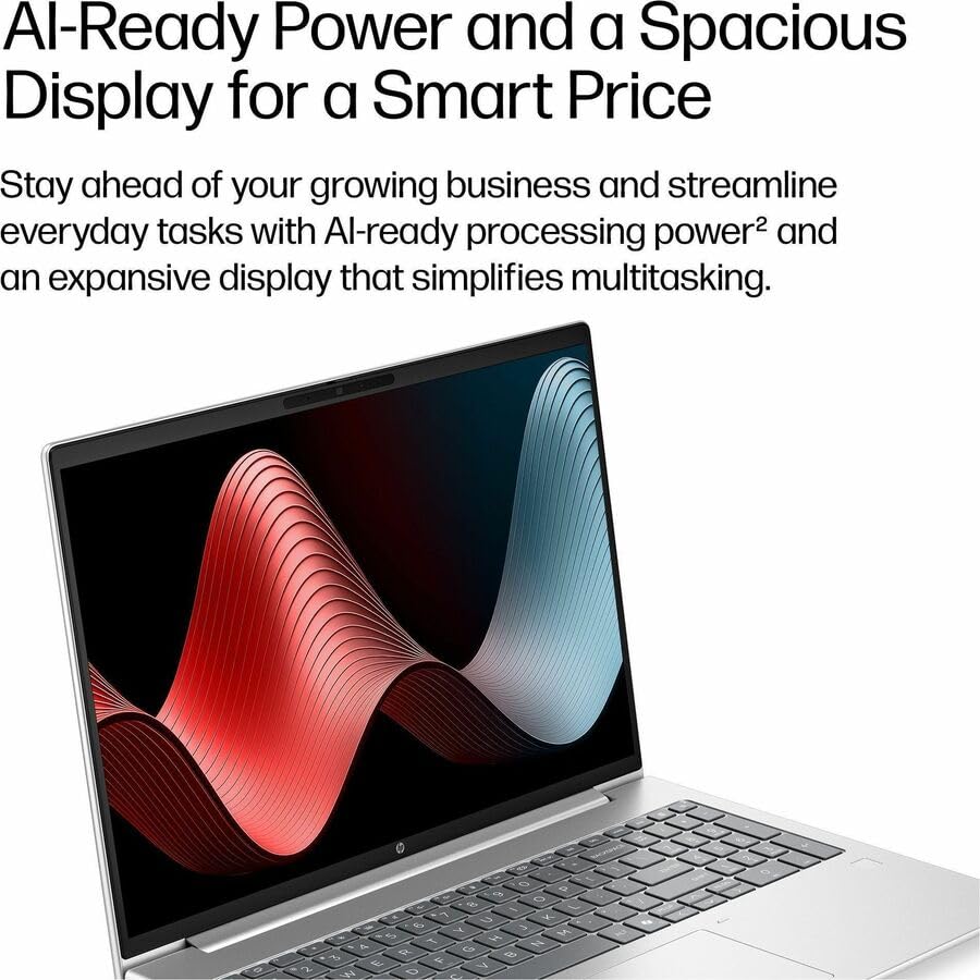 Image of HP ProBook 4 G2a 16 inch Touchscreen Copilot+ PC Notebook - WUXGA - AMD Ryzen AI 5 Ryzen AI 400 430-16 GB - 512 GB SSD - English Keyboard - Pike Silver Aluminum - AMD Chip - 1920 x 1200 - Windows 11 Pro