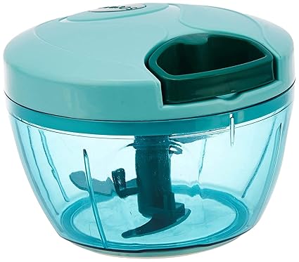 Gloty Handy Quick Chopper for Cutting Vegetables Fruits and Food Processor- (450ml, Green)
