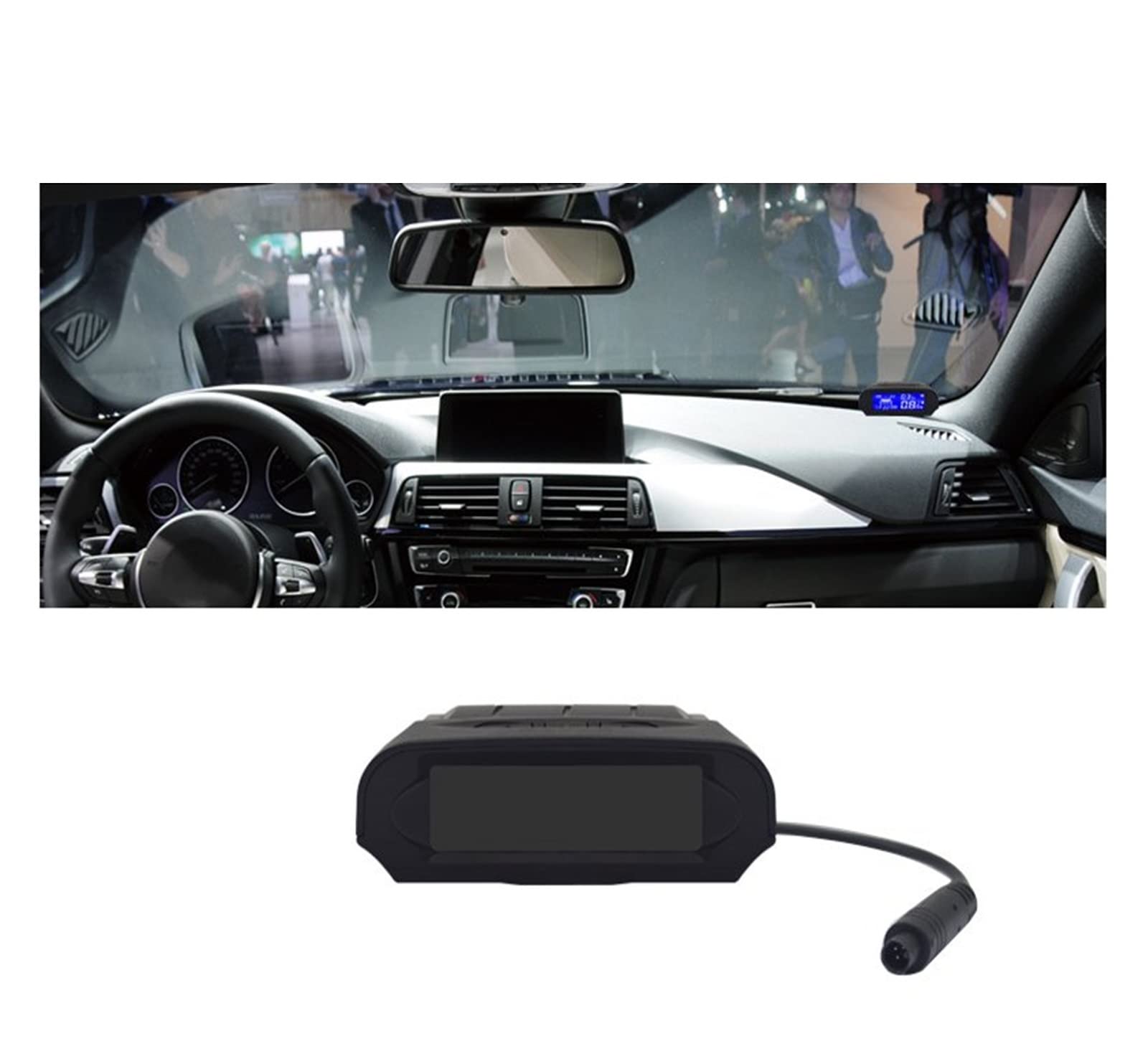 6 Capteurs de stationnement Parktronic, détecteur Automatique, kit d'assistance à la Marche arrière avec avertisseur sonore, Radar de recul pour Voiture, capteurs de recul pour Voiture