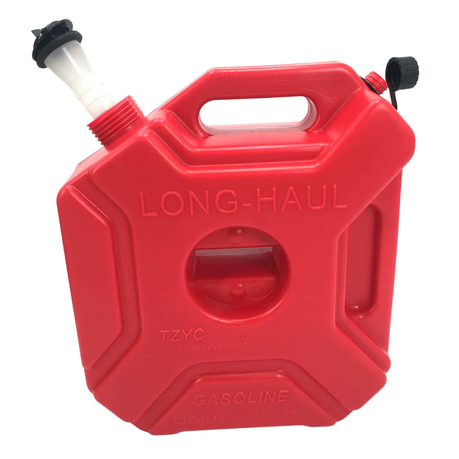 Red Fuel Can With Spout Oil Petrol Storage Can 5L 1.3 Gallon