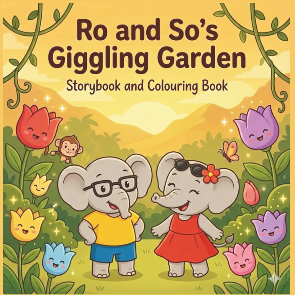 Ro and So's Giggling Garden: Storybook & Colouring Book (Ro & So Books)