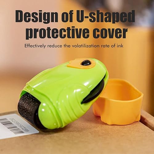 Miniatura 3 de Sellos antirrobo para prevención de robo de identidad, sello de rodillo confidencial 2 en 1 con abridor de cajas retráctil, bloqueador de dirección