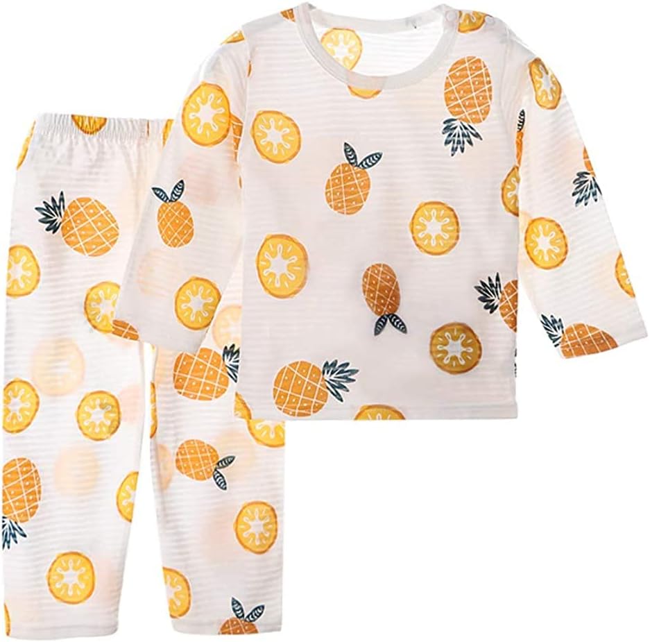 ベビー服 パジャマ 上下2点セット 長袖 長ズボン 丸首 肩ボタン付き 子供服 ルームウエア 赤ちゃん 肌着 キッズ 1 寝巻き 女の子 部屋着 安い 激安 プチプラ 高品質 秋春冬 90 かわいい 100 男の子 110 80