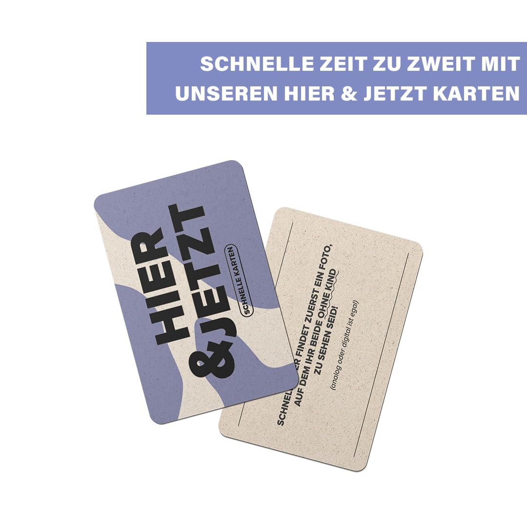 Eltern-Box | 100 Gesprächsimpulse & Mini-Dates für Paare | Mehr Paarzeit im Alltag & Date-Nights | Erlebnisbox Hochzeit, Geburtstag | Made in Germany