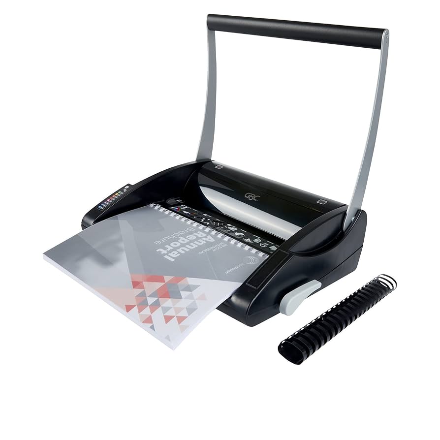 GBC CombBind 200 - Heavy Duty Office Plastic Comb Binding Machine (20 Sheets