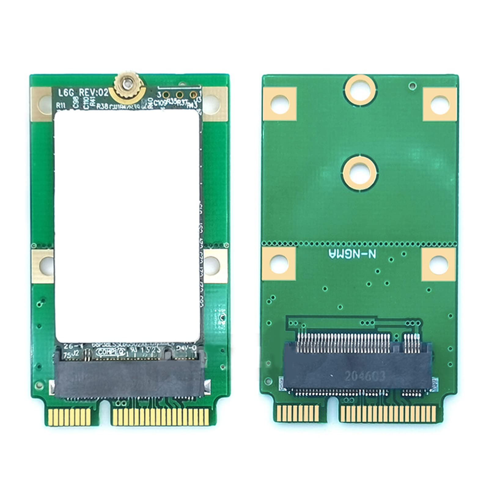 Mllepjdh MSATA to for M.2 NGFF Adapters Convert Card NGFF for M.2 SATA-Bus SSD B for Key to MSATA Male for M.2 Adapter for Msata Ssd to M.2 Ngff Adapter Card