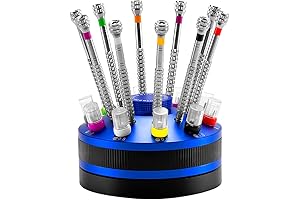 10-Piece Precision Watch Screwdriver Set with Interchangeable Blades