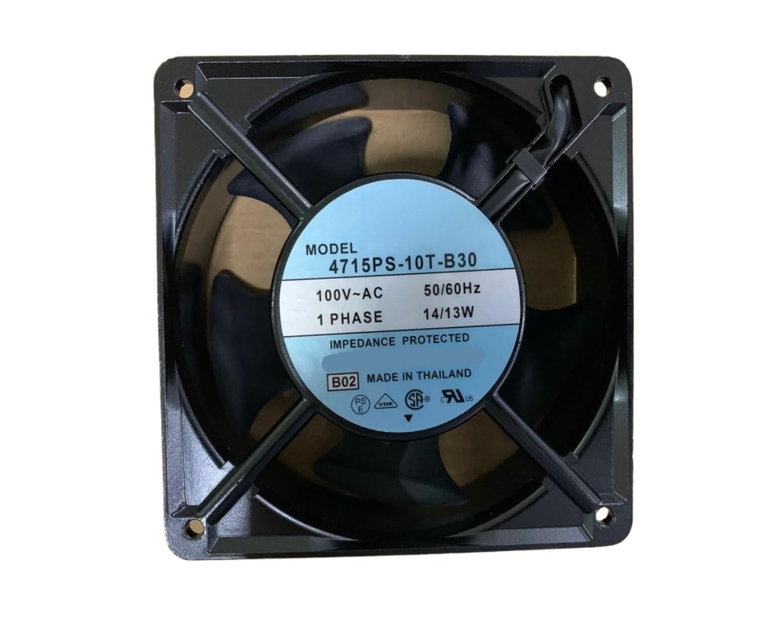 YMUGUEGH 4715PS-10T-B30 B02 AC 100V 14/13W 50/60Hz 120x120x38mm Fan