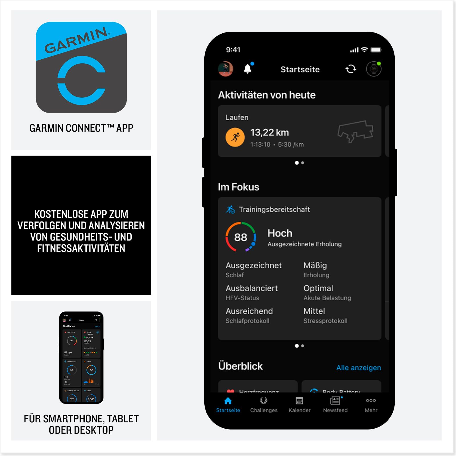 Garmin Venu X1 51mm - Fitness-Smartwatch, 2" AMOLED-Display, bis zu 8 Tage Akkulaufzeit, 100+-Sport-Apps, 24/7 Health- und Wellnessfunktionen, Telefonie, Display-Tastatur, Karten, LED-Taschenlampe