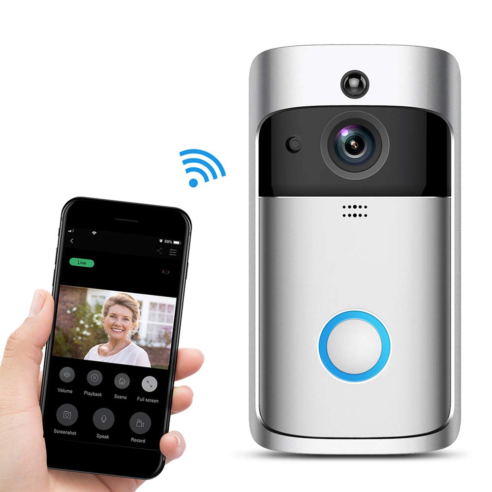 Buy Nukcc Wirelessly Smart DoorBell 720P Camera WiFi Visual Video Phone