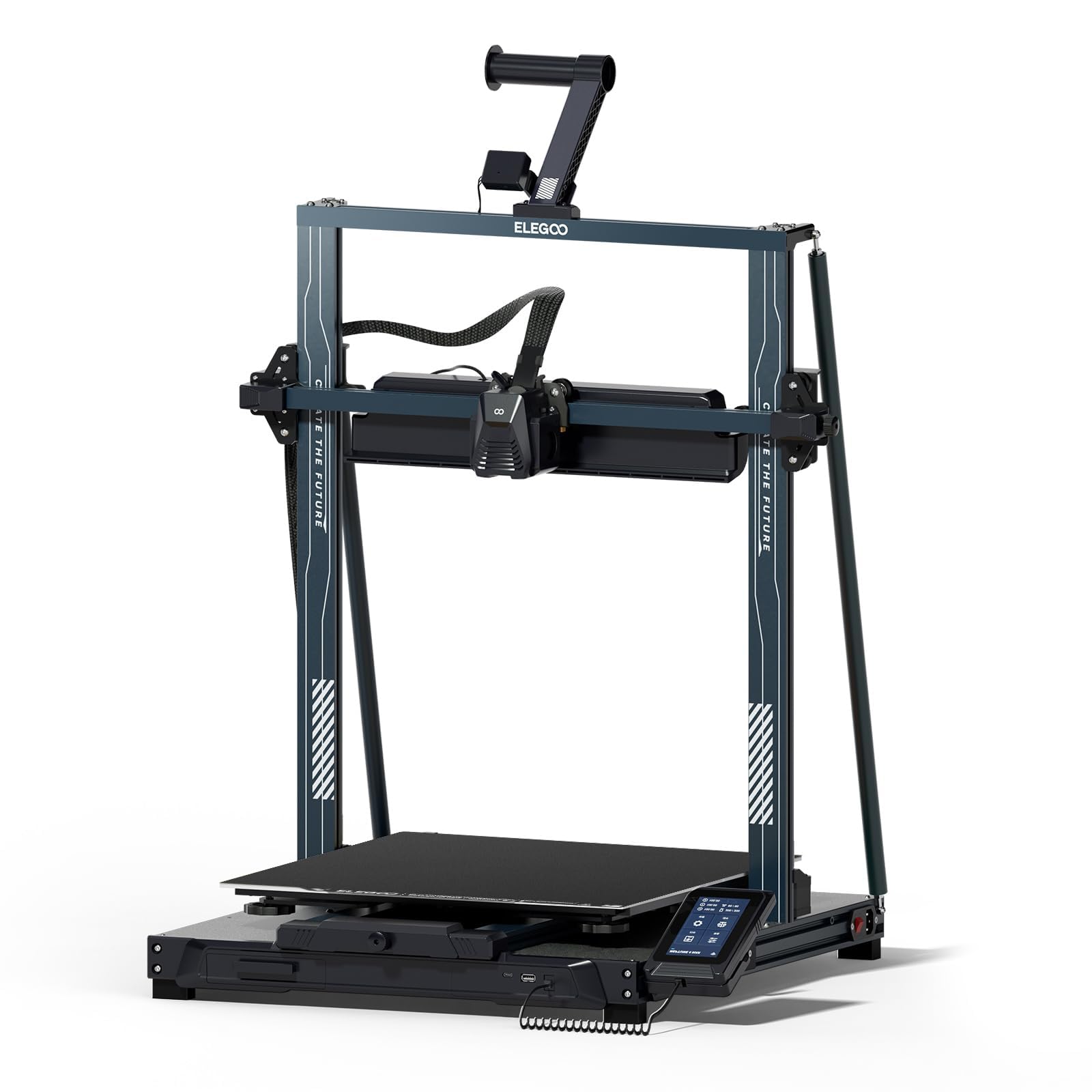 ELEGOO Neptune 4 Max 3D Printer, 500mm/s High Speed Large FDM Printer with High-Temp Nozzle, Auto Leveling and Direct Drive Extruder, 16.53x16.53x18.89 Inch Printing Size