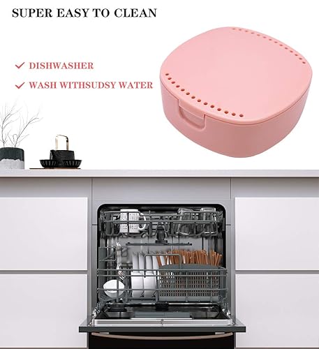 Miniatura 5 de Funda de retención con espejo y orificios de ventilación para protectores nocturnos bandejas de alineación protector bucal protector bucal ligero y