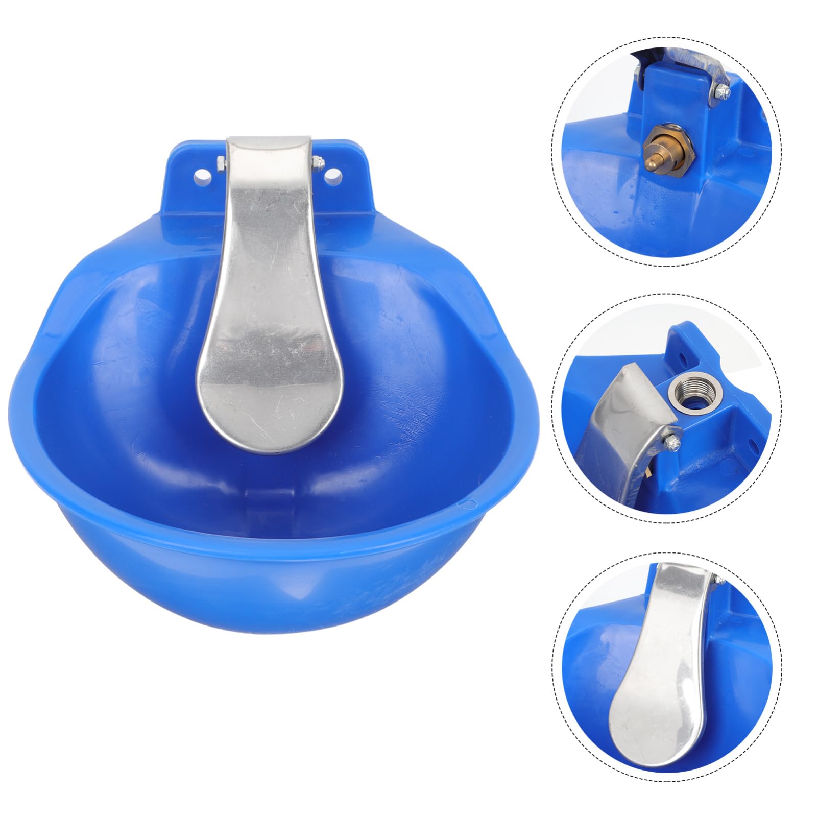 POPETPOP Fuente De Agua Potable Automática Para Ganado Comedero Para Vacas De Acero Inoxidable Bebedero Para Granja Sistema De Abrevadero Para Aves De Corral