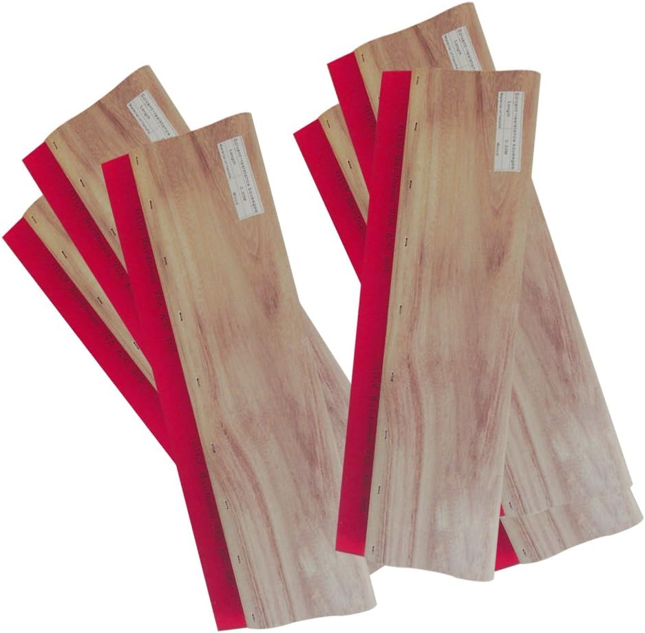 6 pcs 9.4" (24cm) Silk Stencil Printing Squeegee Wood Screen Ink Scraper 007345