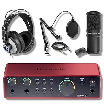Amazon.com: Focusrite Scarlett 2i2 4G with Zoom ZDM-1