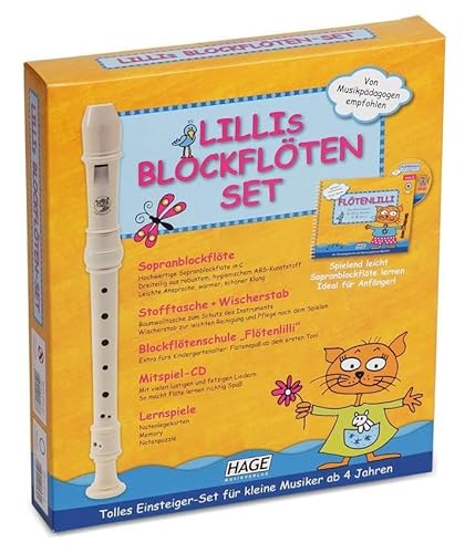 Lillis Blockflöten-Set - Deutsche Griffweise: Das Set enthält alles, was Ihr Kind für einen gelungenen musikalischen Einstieg braucht! Von Musikpädagogen empfohlen!