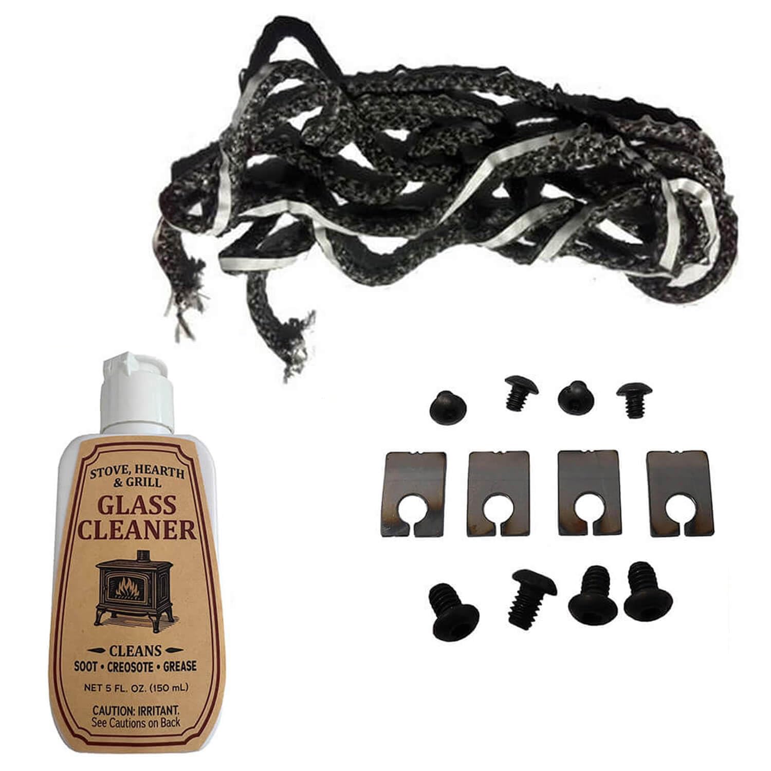 Harman Wood Stove Glass Installation & Maintenance Kit For 1-00-797025