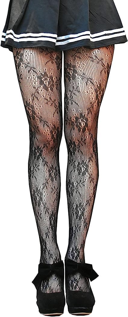 bunny bae Floral Patterned Fairycore Tights-picture-38
