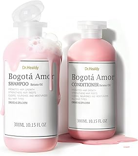 Moisturizing Shampoo and Conditioner Set, Boasts Hair Thickening with Batana Oil, Strengthens Hair Roots