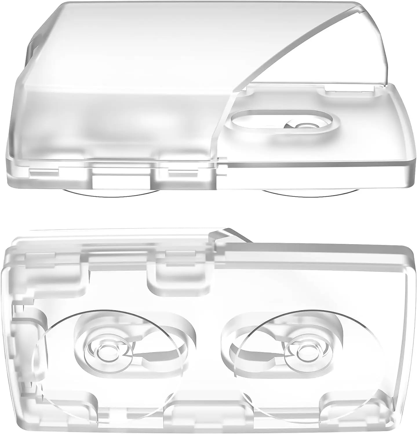 EZ Pass Holder for Windshield, Toll Pass Transponder Mount with Suction Cups, Clear